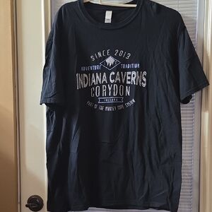 Gildan Black Indiana Caverns Tee